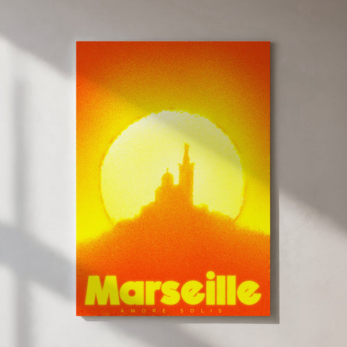 Affiche Marseille Amore Solis – vue lifestyle
