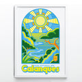 Affiche Parc National des Calanques – vue encadrée
