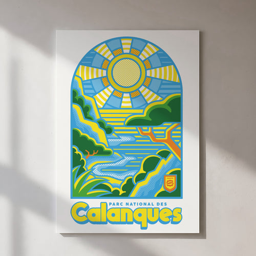 Affiche Parc National des Calanques – vue lifestyle