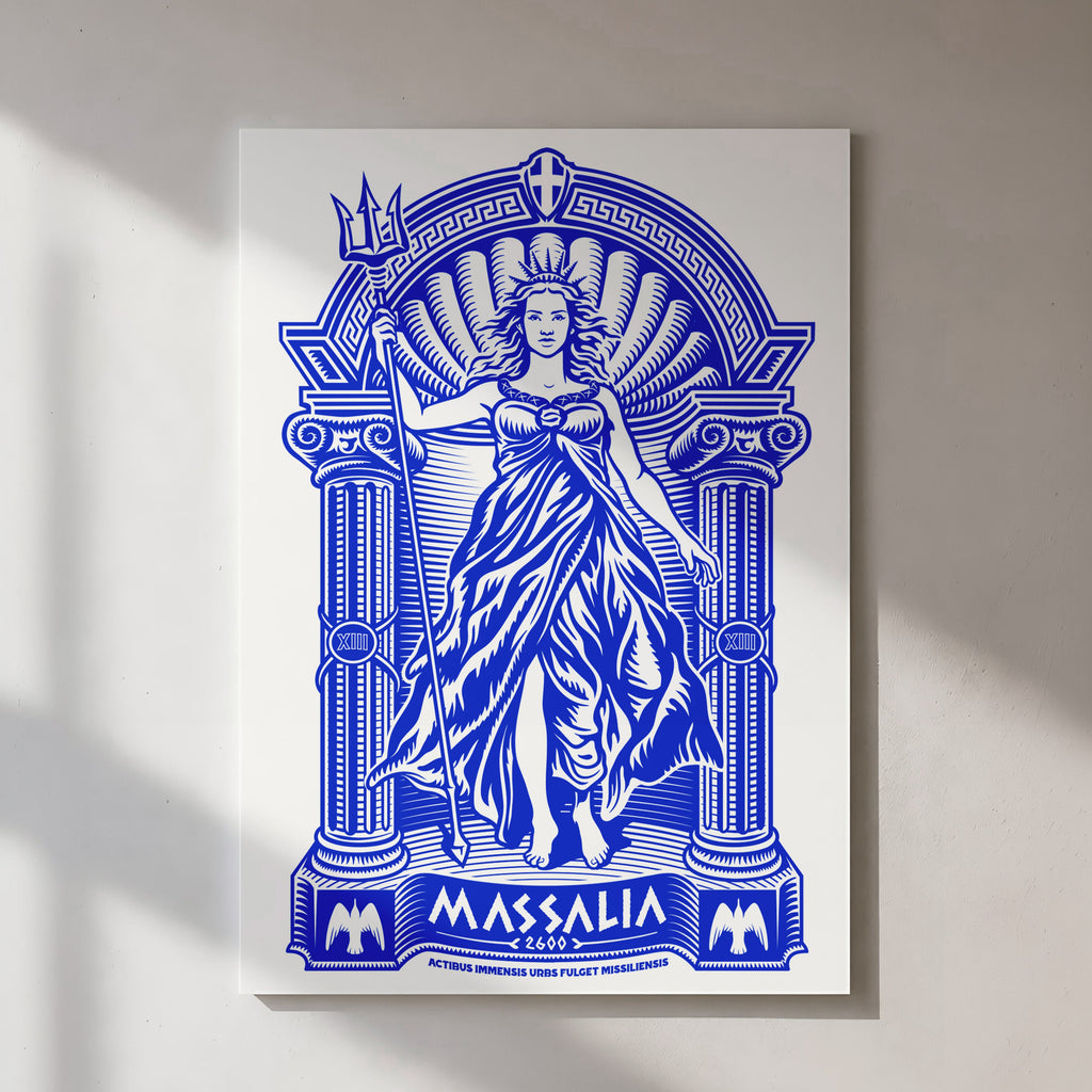 Affiche Massalia Marseille – vue lifestyle