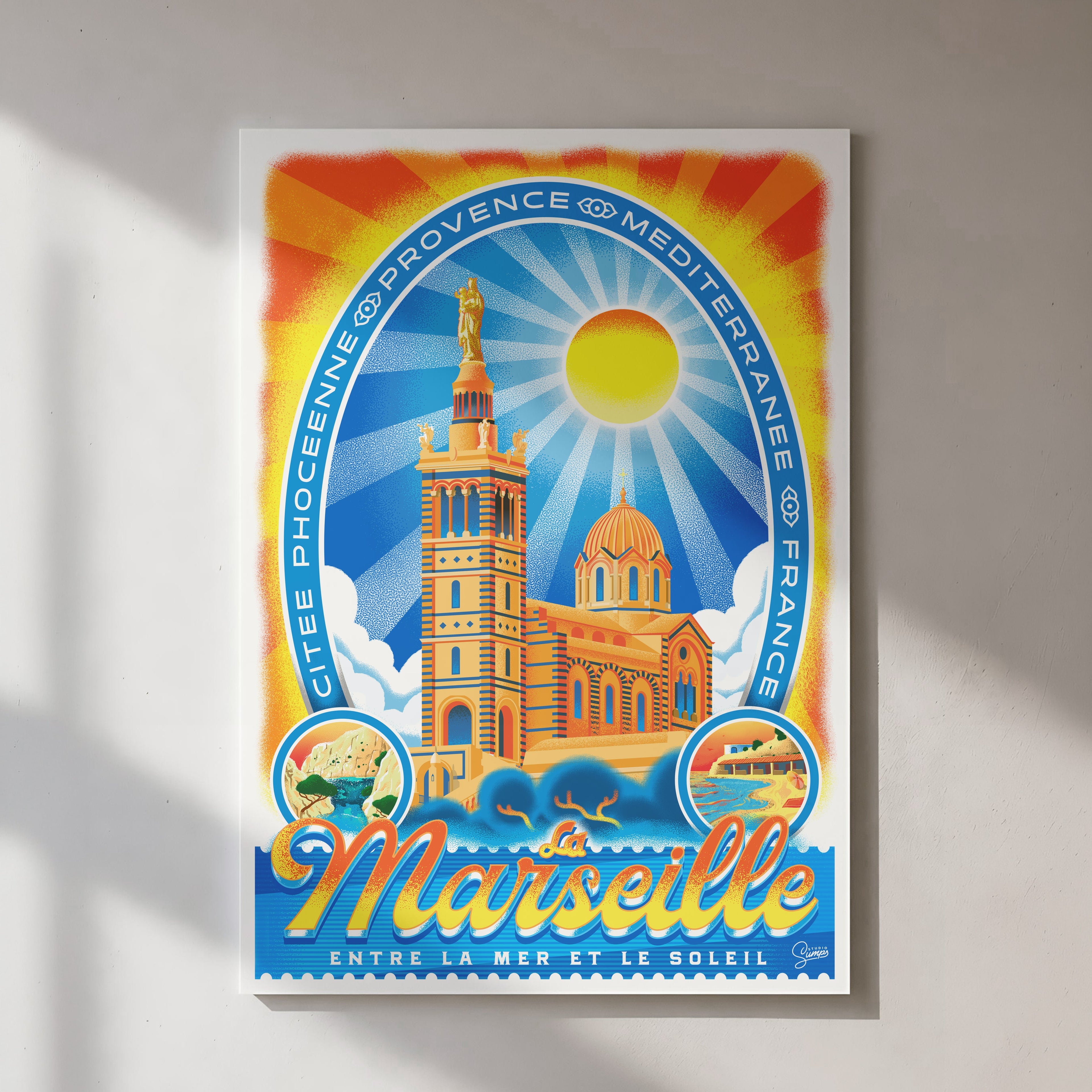 Affiche La Marseille – vue lifestyle