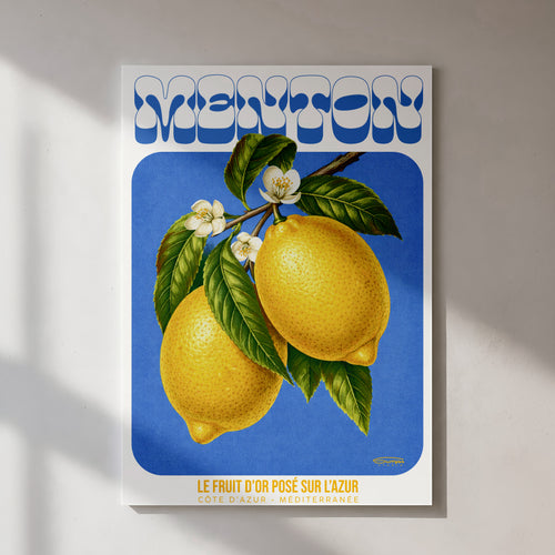 AFFICHE MENTON CITRON