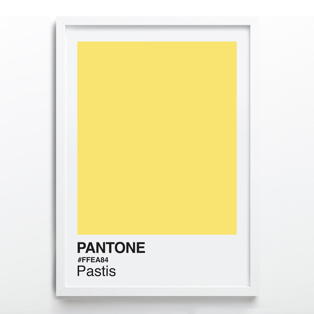 AFFICHE PASTIS PANTONE