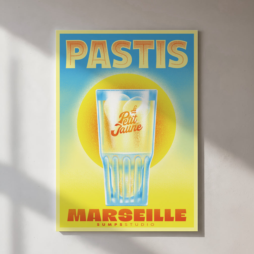 AFFICHE PASTIS Retro