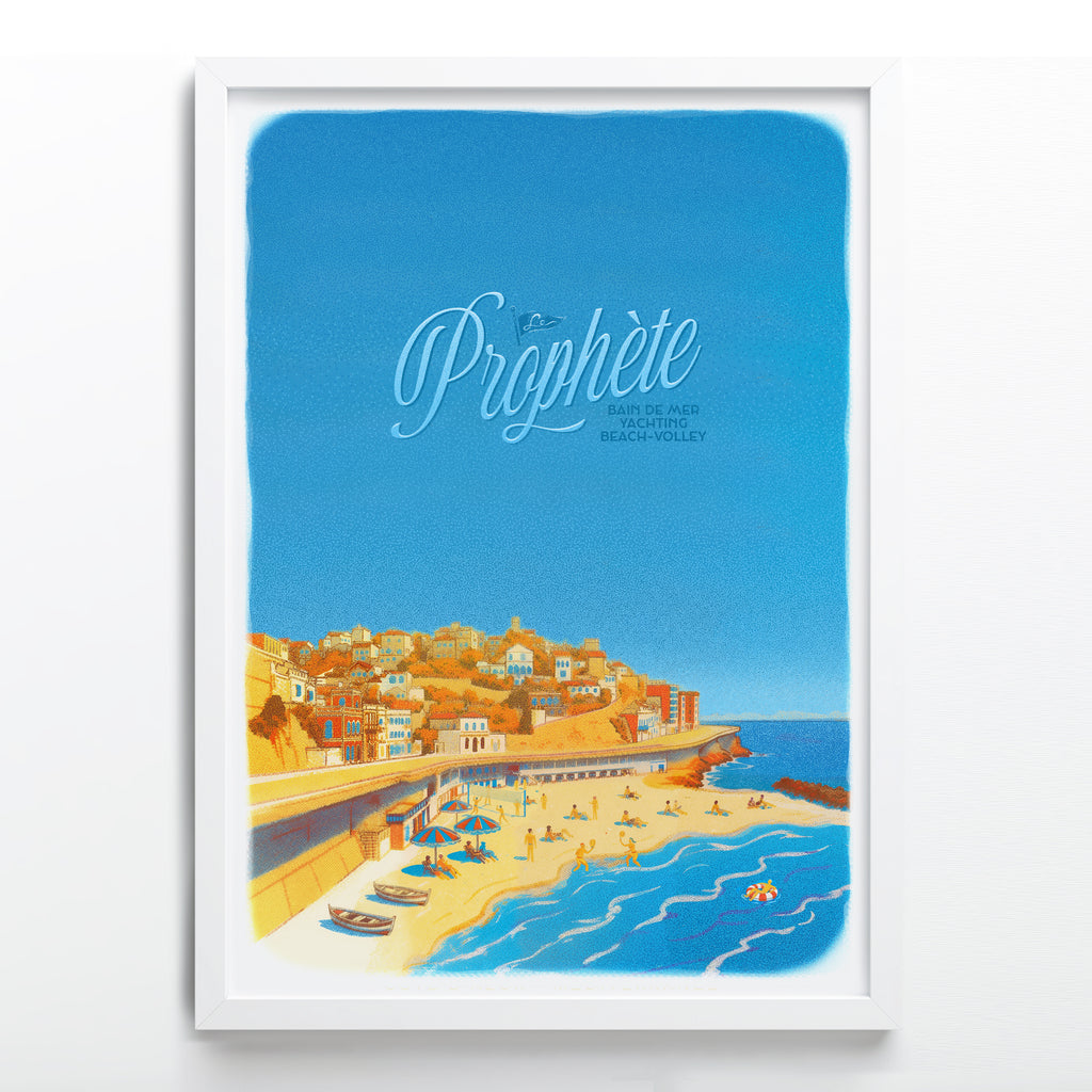 AFFICHE Plage LE PROPHETE