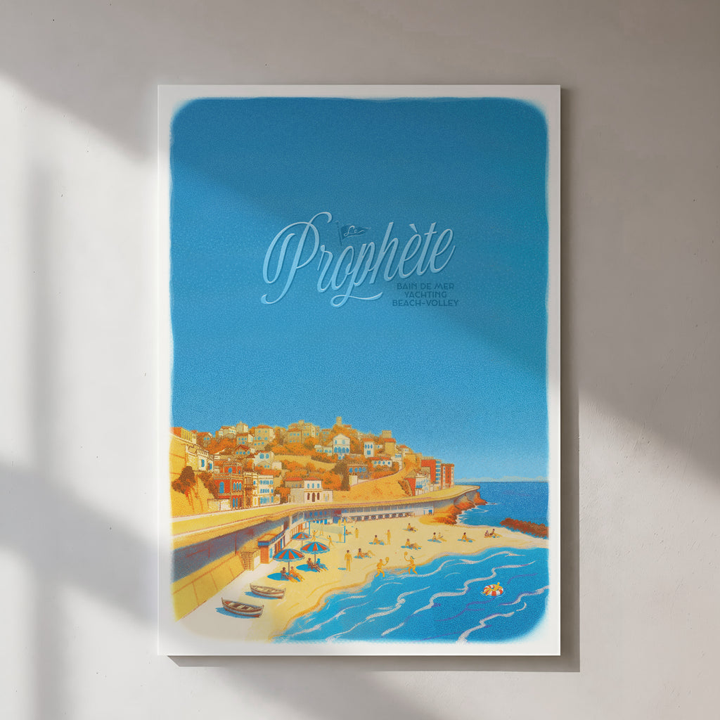 AFFICHE Plage LE PROPHETE