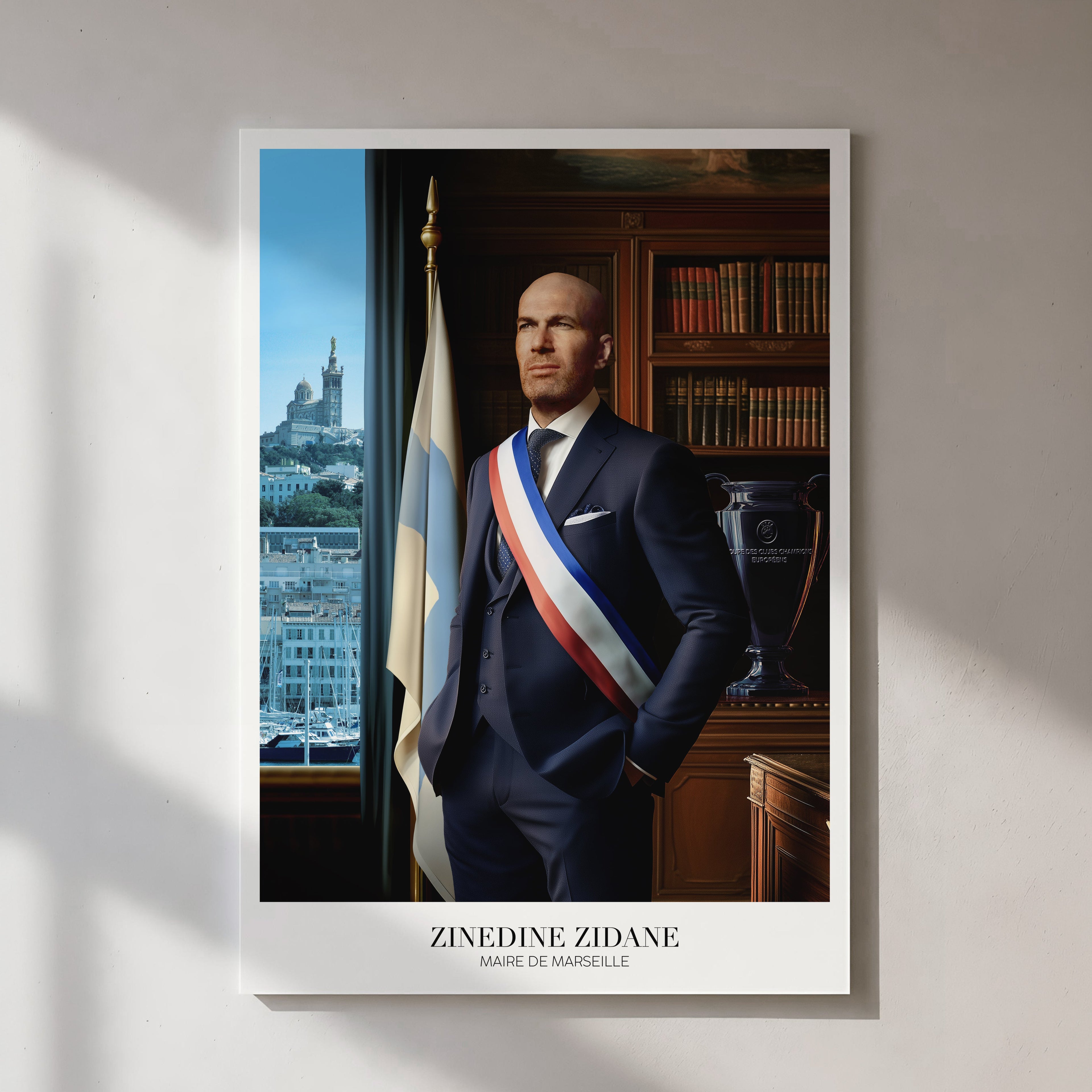 Affiche Zizou Maire de Marseille – vue lifestyle
