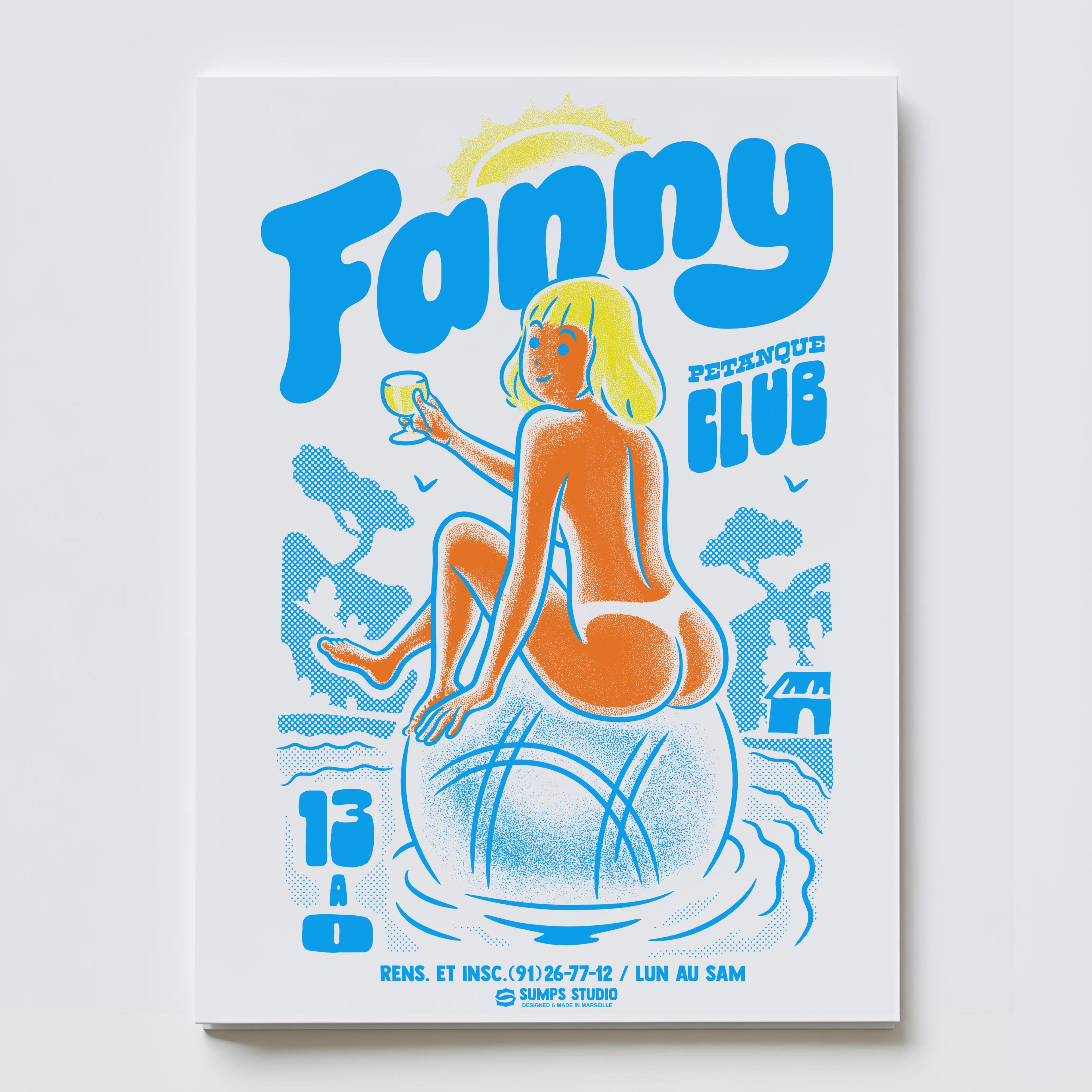 Carte Postale Fanny – recto illustration