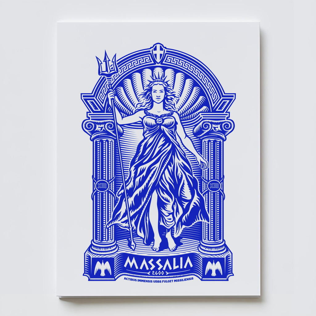 Carte Postale Massalia – recto illustration