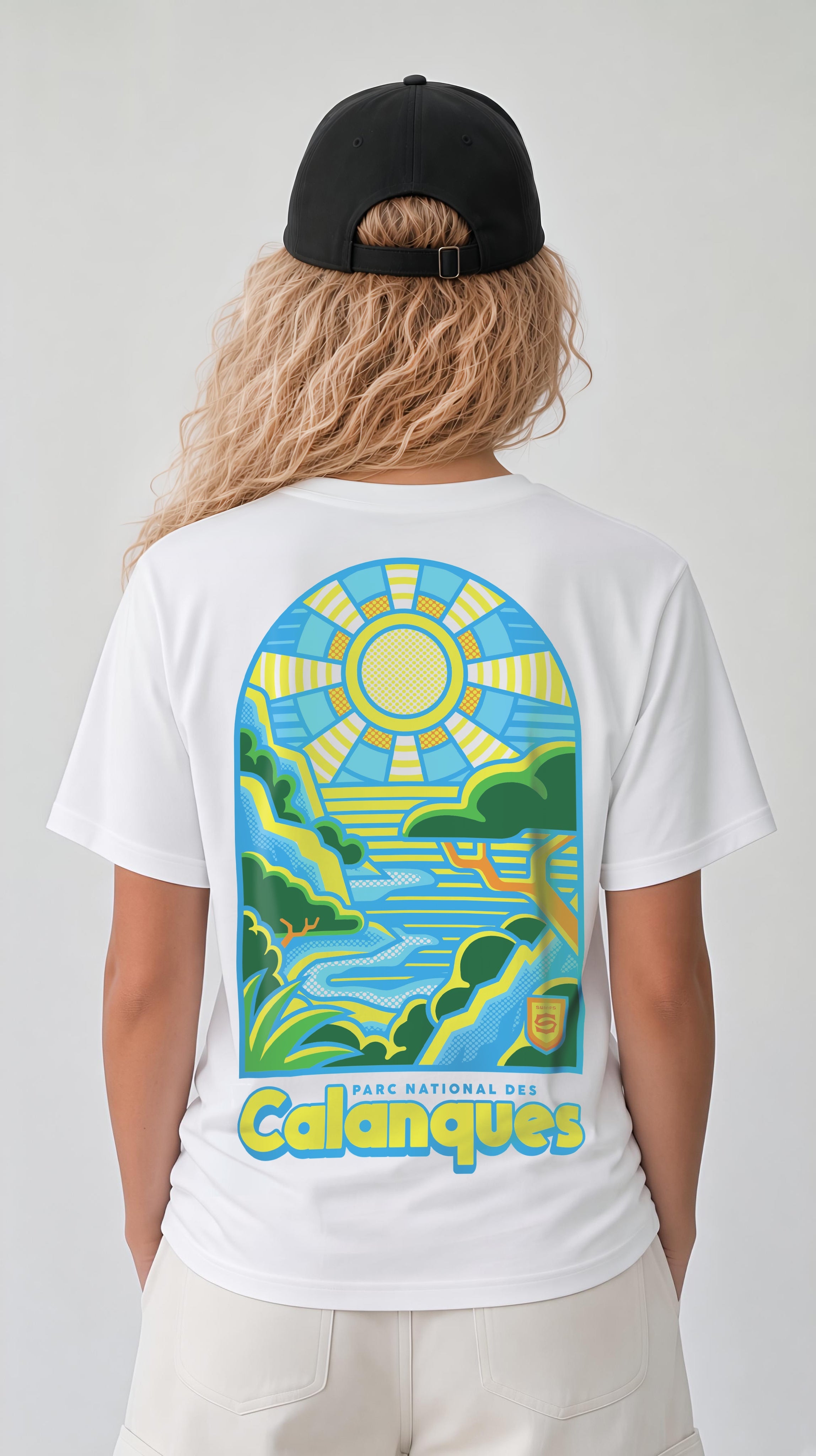 Tee-shirt Calanques – femme dos