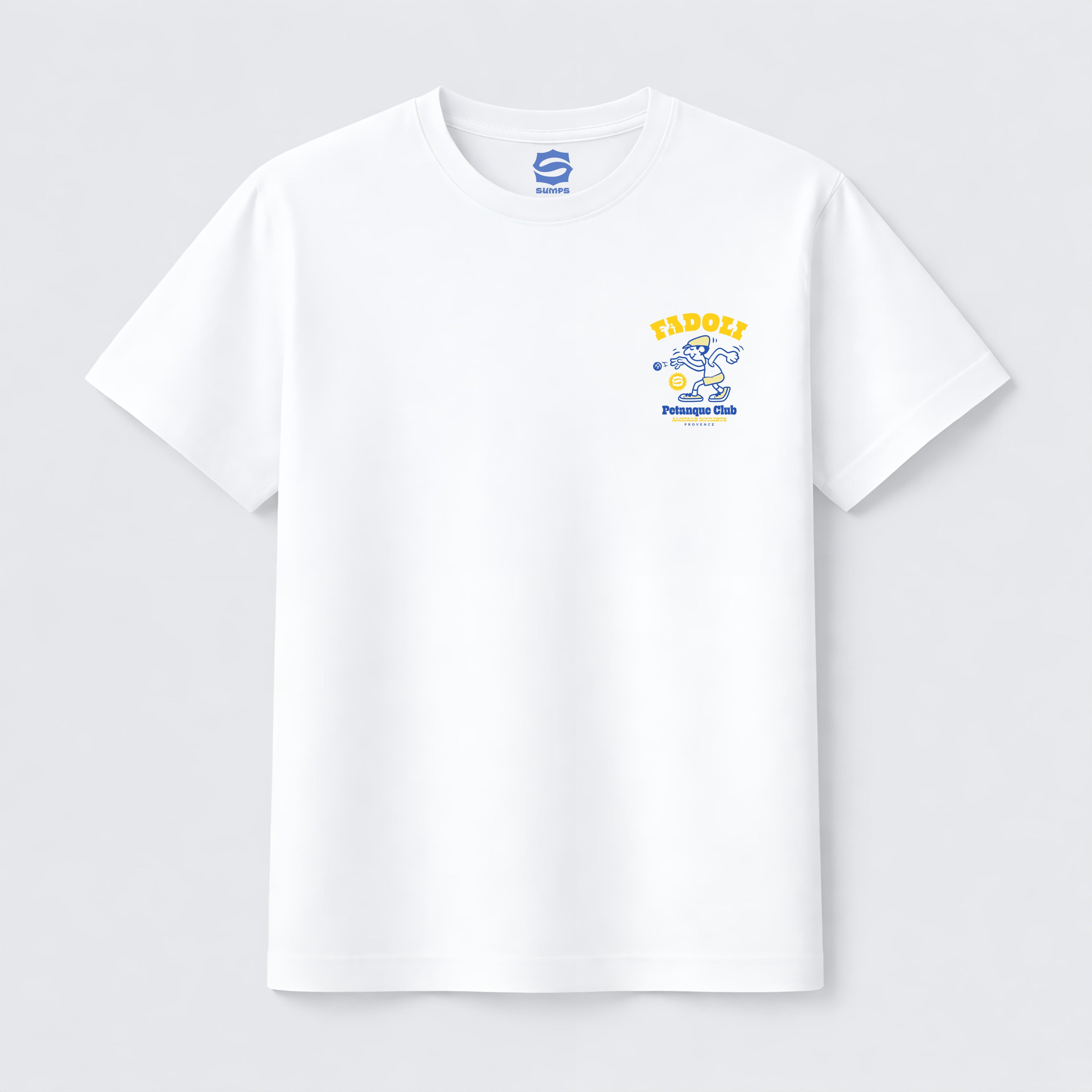 Tee-shirt FADOLI Pétanque Club – vue à plat face