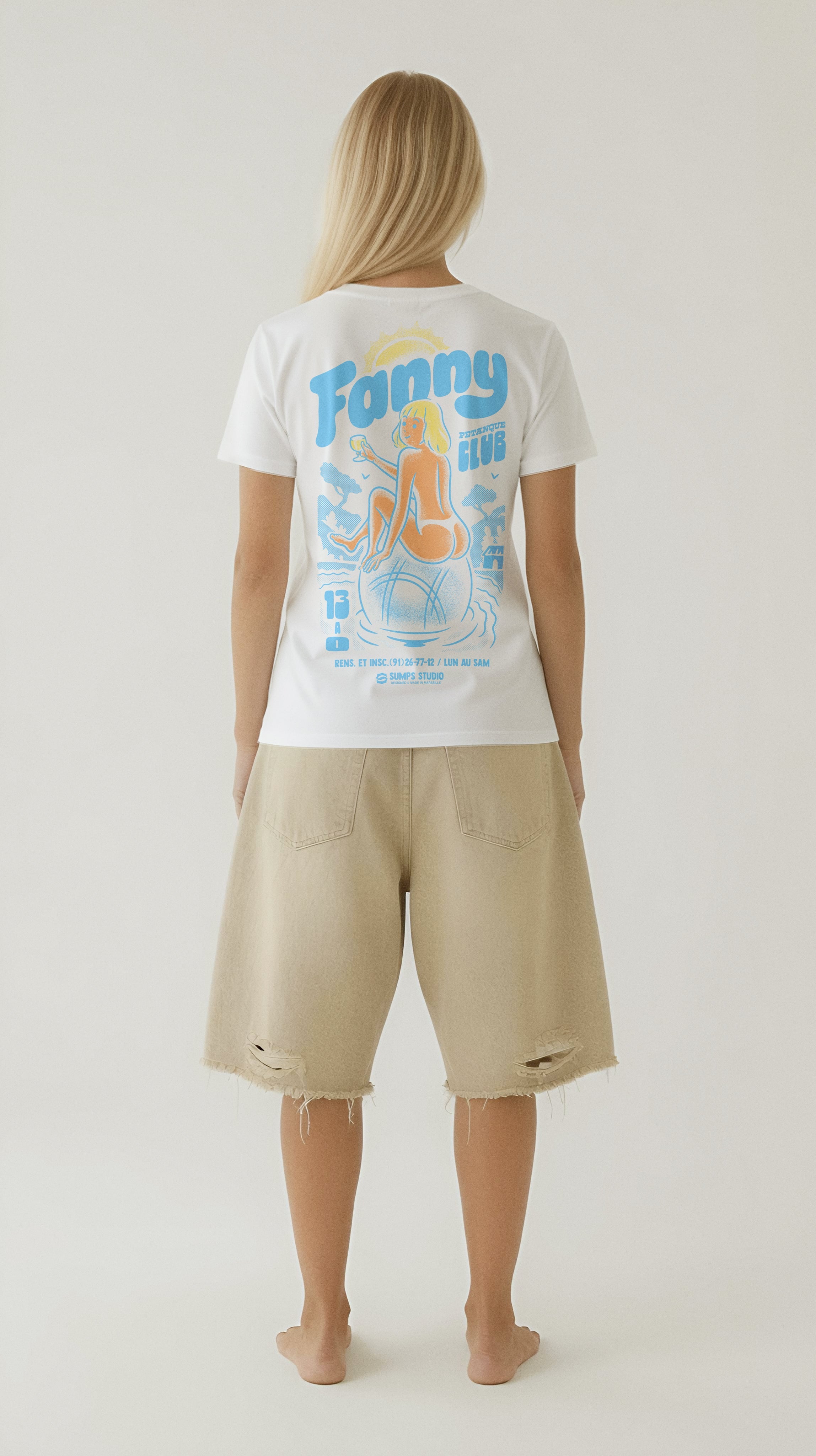 Tee-shirt FANNY Pétanque Club – femme dos