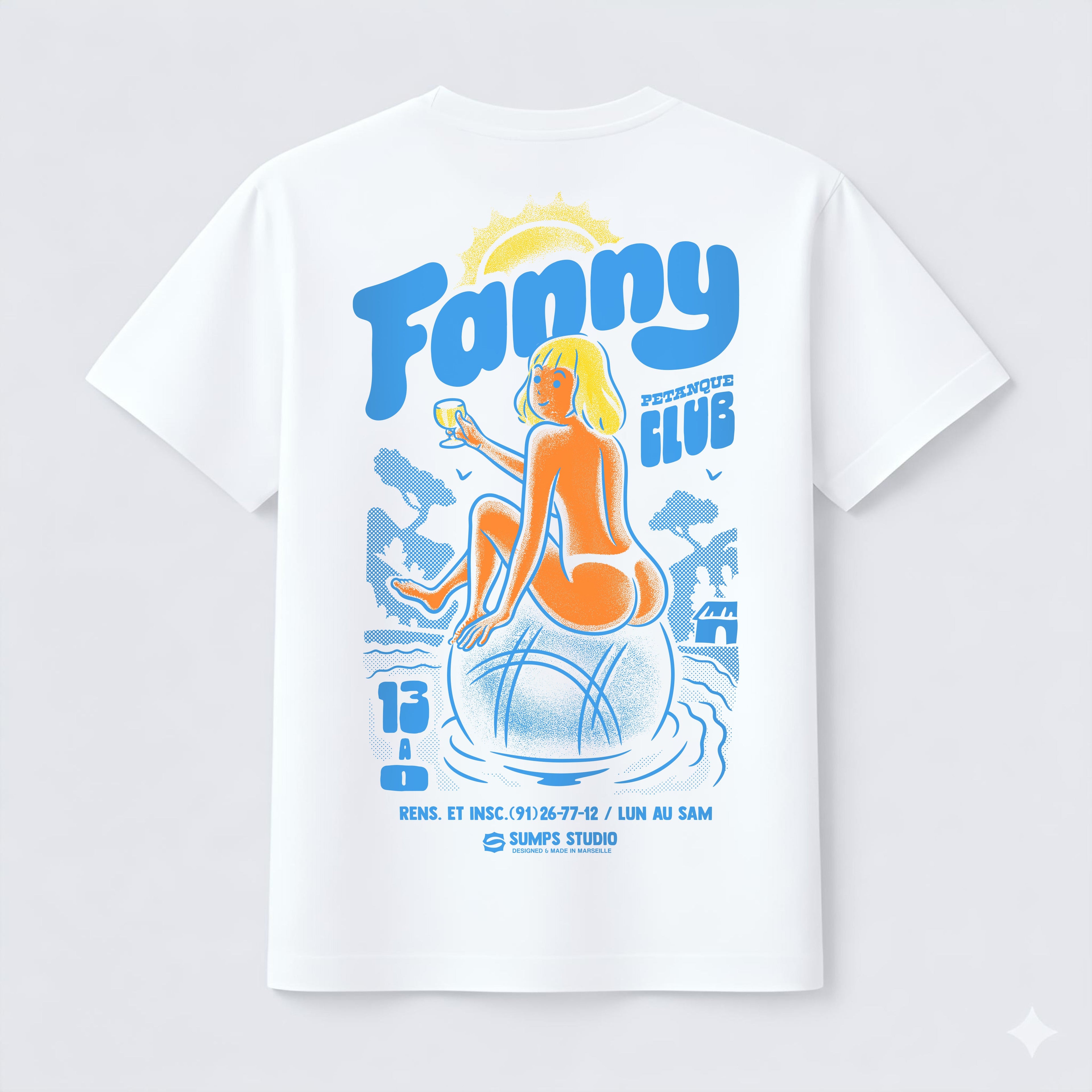 Tee-shirt FANNY Pétanque Club – détail dos